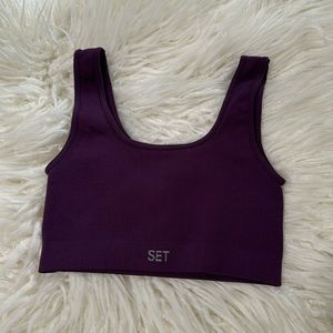 Set Active Box Cut Bra